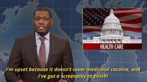 health care weekend update GIF by Saturday Night Live