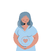 Gravidinha Sticker by Fadia Chalouhi