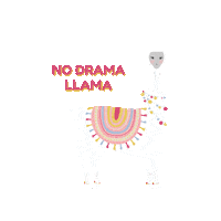 no drama Sticker by Dita W. Yolashasanti