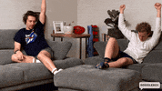 Excited Cheers GIF by Gogglebox Australia