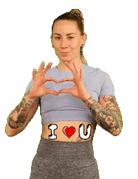 Happy I Love You Sticker by Antje Smiles