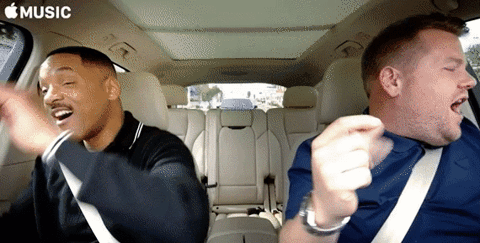 carpool karaoke GIF by Carpool Karaoke: The Series on Apple Music