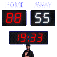 55 Away Sticker