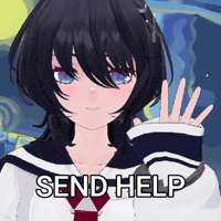 miruichi reaction anime help vtuber GIF
