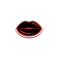 blackcocos love hot heart kiss Sticker