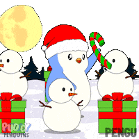 Merry Christmas Sticker by Pudgy Penguins