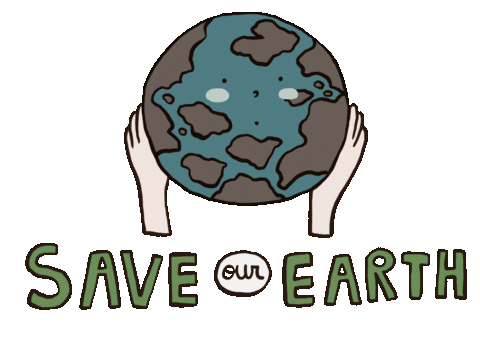 Earth Globe Sticker by cypru55