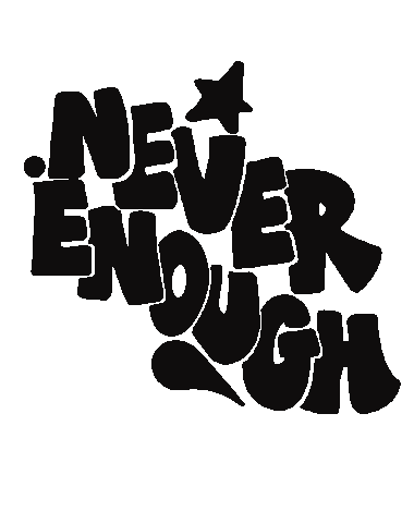 neverenoughskate never enough Sticker