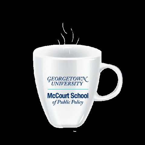 GeorgetownMcCourtSchool coffee mug georgetown mccourt GIF