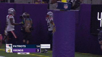 High Five Nfl Football GIF by New England Patriots