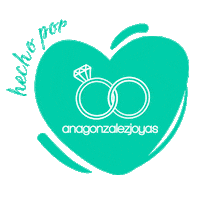 Heart Hecho Sticker by Ana Gonzalez joyas