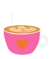 Pink Coffee Sticker