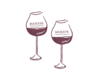 Vinbourgueil cheers wine diner sante Sticker