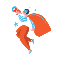 Woman Hello Sticker by Made with Passion