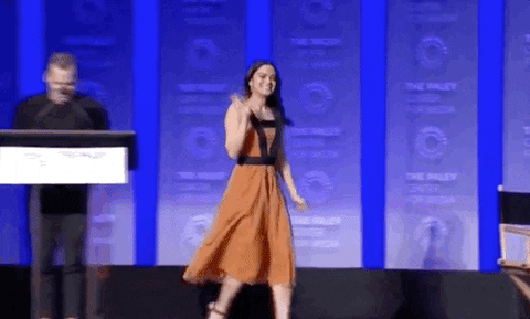 camila mendes hello GIF by The Paley Center for Media