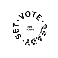 setactive setactive goonvote go on try it on readysetvote Sticker
