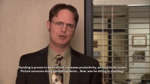 dwight standingdesk GIF