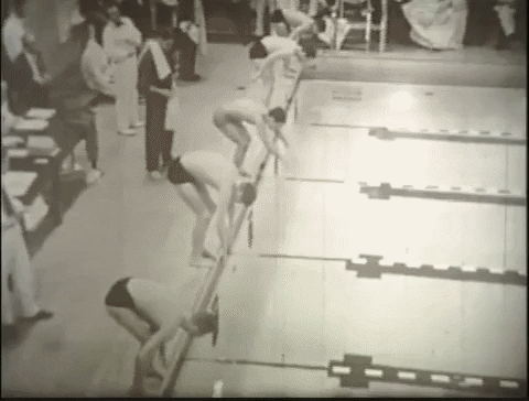 In The Pool Swimming GIF by US National Archives