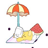 Summer Time Sticker by Ordinary Friends