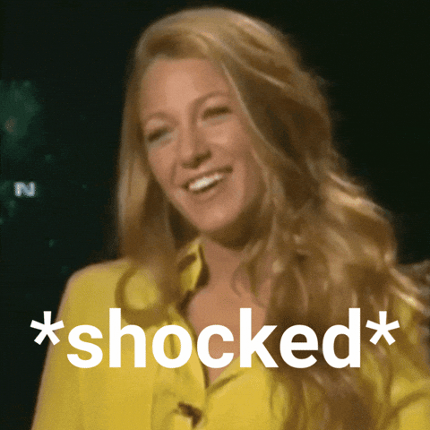 Gasp Wow GIF by Blake Lively Fan