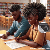 Studying College Students GIF by NoireSTEMinist