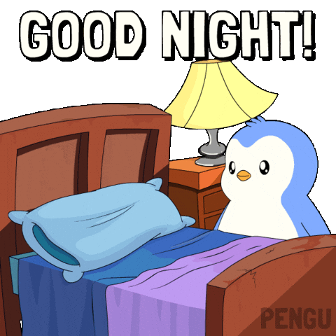 Sweet Dreams Penguin Sticker by Pudgy Penguins