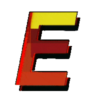 Glitch E Sticker by #BASILIO