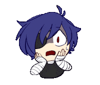 Starry_leon horror scary scared spooky Sticker