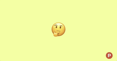 thinking emoji GIF by Product Hunt