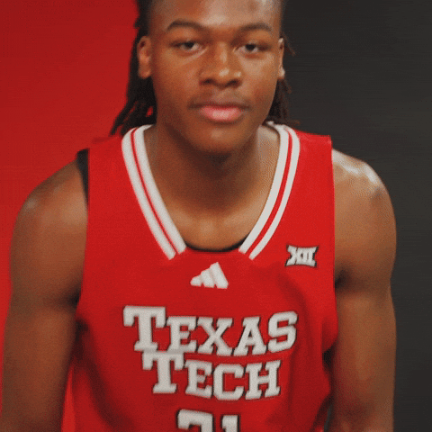 Latrell Hoover GIF by Texas Tech Basketball