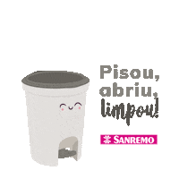 Trash Faxina Sticker by Sanremo