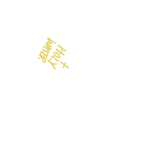 christian drip Sticker