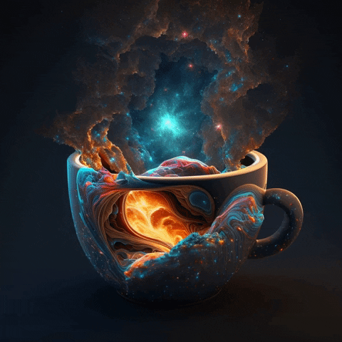 DreamImaginations giphyupload coffee space ai GIF