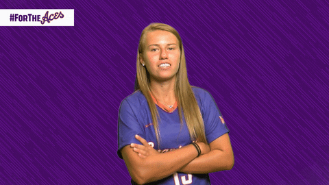 Purple Aces Soccer GIF by UE Athletics