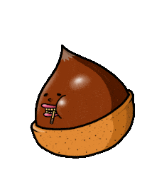 Chestnut Sticker by yu-san