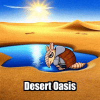 Desert Oasis GIF by Chillo Dillo