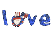America Love Sticker