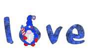 America Love Sticker