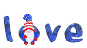 America Love Sticker