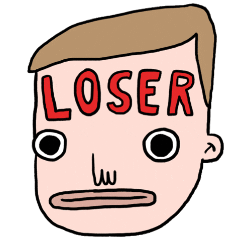 Sad Loser Sticker