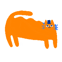 cat kitty Sticker by Lavilletlesnuages
