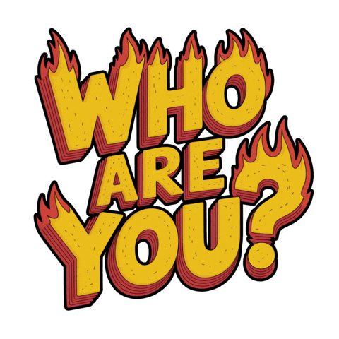 Who Are You Love Sticker by Seorang Zaki