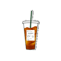 madsandluprintco good vibes iced tea mads and lu print co Sticker