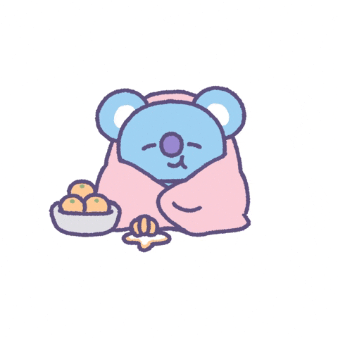 Winter Blanket GIF by BT21