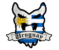 Beard Uruguay Sticker by BEARDED VILLAINS