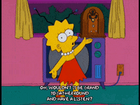 lisa simpson intro GIF