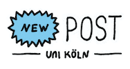 New Post Cologne Sticker by Universität zu Köln