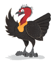 Bush Turkey Australian Animals Sticker by Sunshine Coast Council