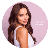 Ariana Grande Brunette Sticker by Christina White Salon