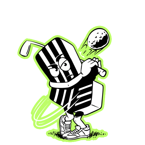 Mascot Golfing Sticker by LIV Golf